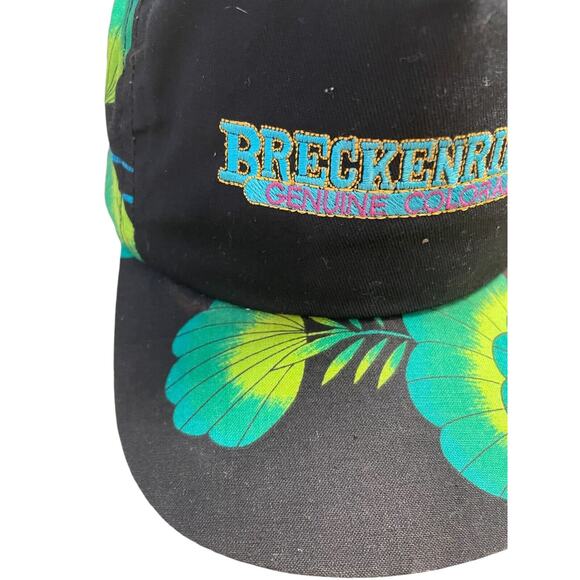 Breckenridge Hat Cap Strap Back Hawaiian Topical Toucan Trucker USA RARE - Picture 7 of 9